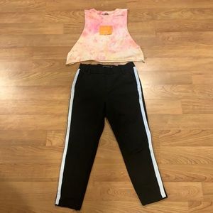 Top and pants set